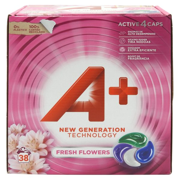 A, Detergent Capsule 38 buc Fresh Flowers
