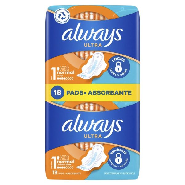 Absorbante, Always, 18 buc Ultra Instant Dry
