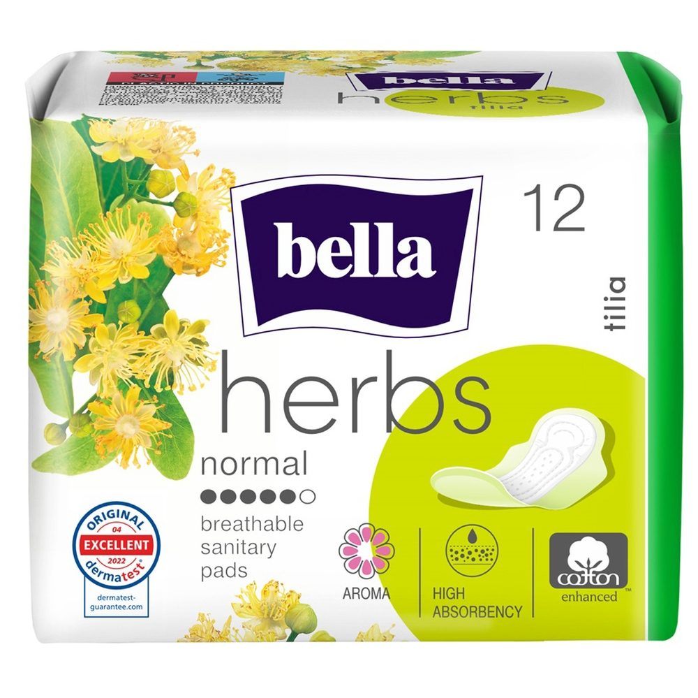 Absorbante, Bella, 12 buc Herbs Tilia