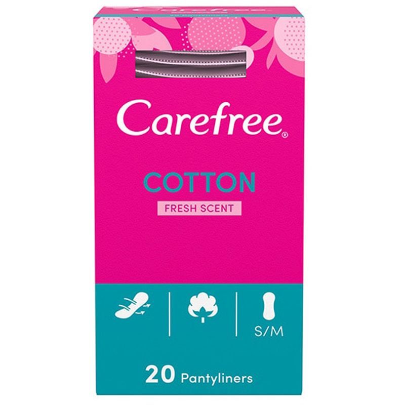 Absorbante, Carefree, Zilnice 20 buc Cotton