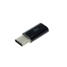 Adaptor micro USB (mama) to Type-C(tata) cu Agatatoare Breloc inclusa, Negru - Image 4