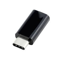 Adaptor micro USB (mama) to Type-C(tata) cu Agatatoare Breloc inclusa, Negru - Image 6