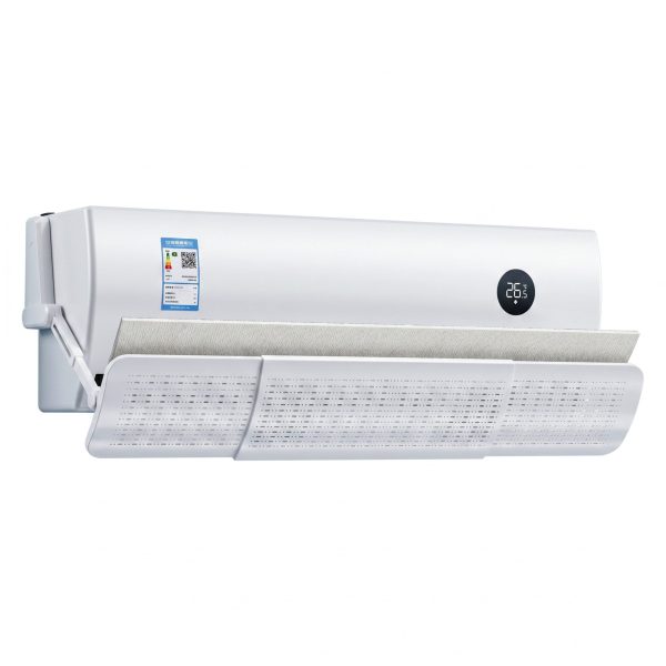 Deflector pentru Aer Conditionat, Flippy, Model Standard, Universal, Ajustabil la 180 Grade, pentru Aer Rece si Cald, Alb