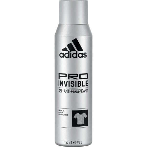 Antiperspirant Deodorant, Adidas, 150 ml Men Pro Invisible