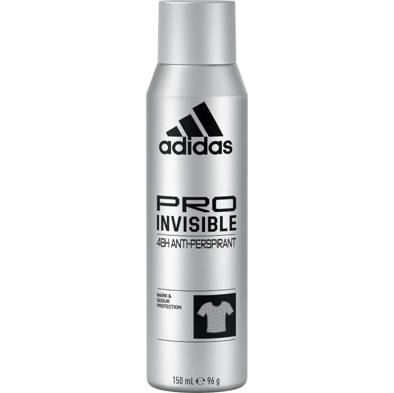 Antiperspirant Deodorant, Adidas, 150 ml Men Pro Invisible