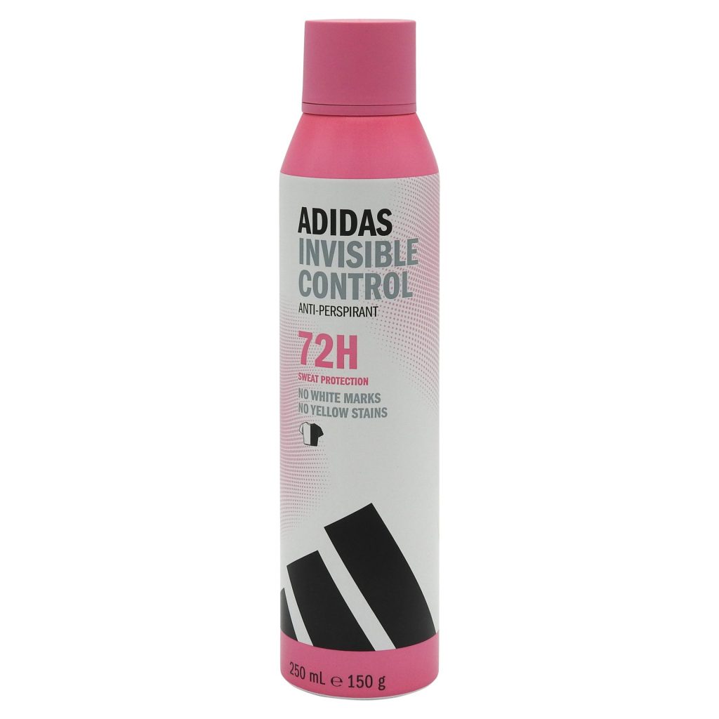 Antiperspirant Deodorant, Adidas, 250 ml Invisible Control
