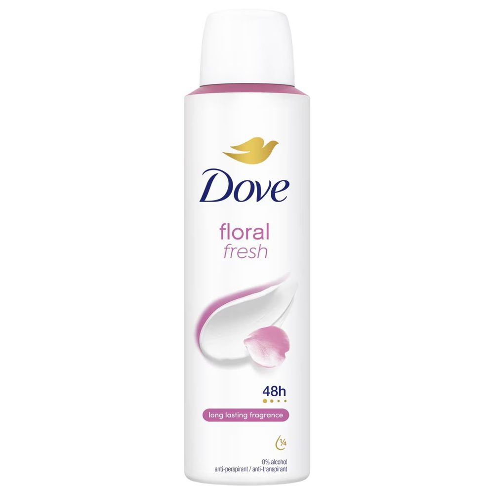 Antiperspirant Deodorant, Dove, 150 ml Floral Fresh