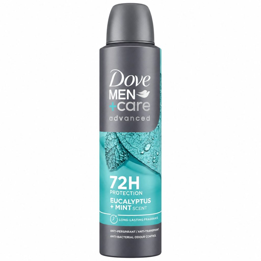 Antiperspirant Deodorant, Dove, 150 ml Men Advanced Care Eucalyptus, Mint