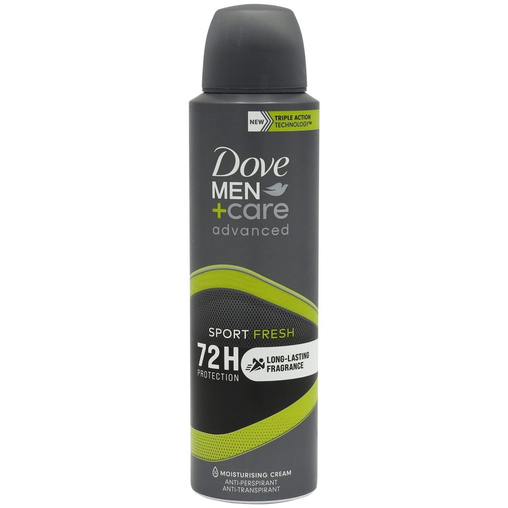 Antiperspirant Deodorant, Dove, 150 ml Men Advanced Sport Fresh