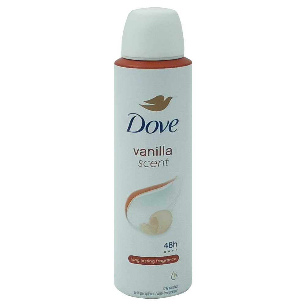 Antiperspirant Deodorant Spray, Dove, 150 ml, for Women, Aroma Vanilla