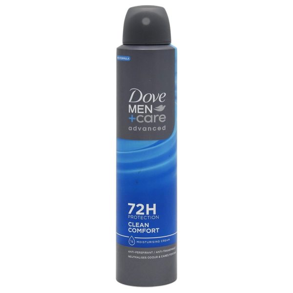 Antiperspirant Deodorant, Dove, 200 ml Advanced Care Men Clean Comfort