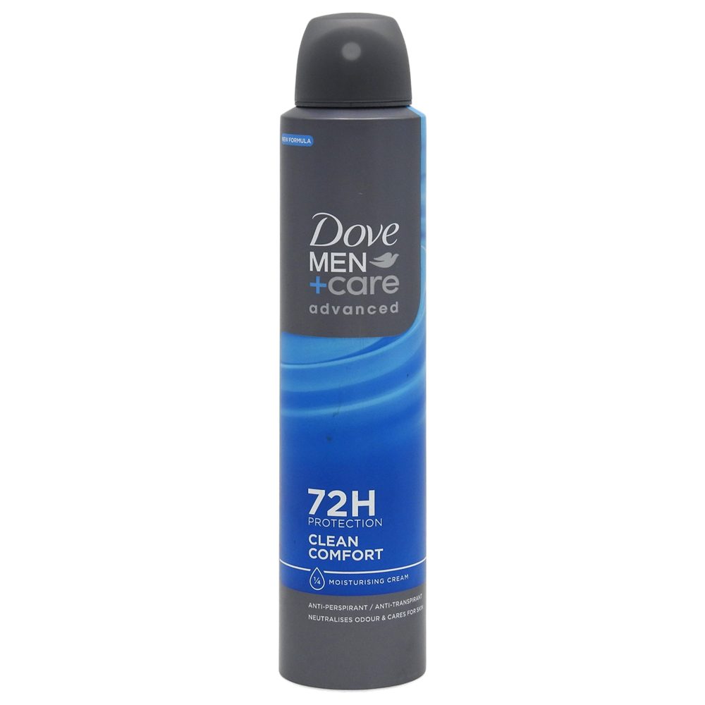 Antiperspirant Deodorant, Dove, 200 ml Advanced Care Men Clean Comfort