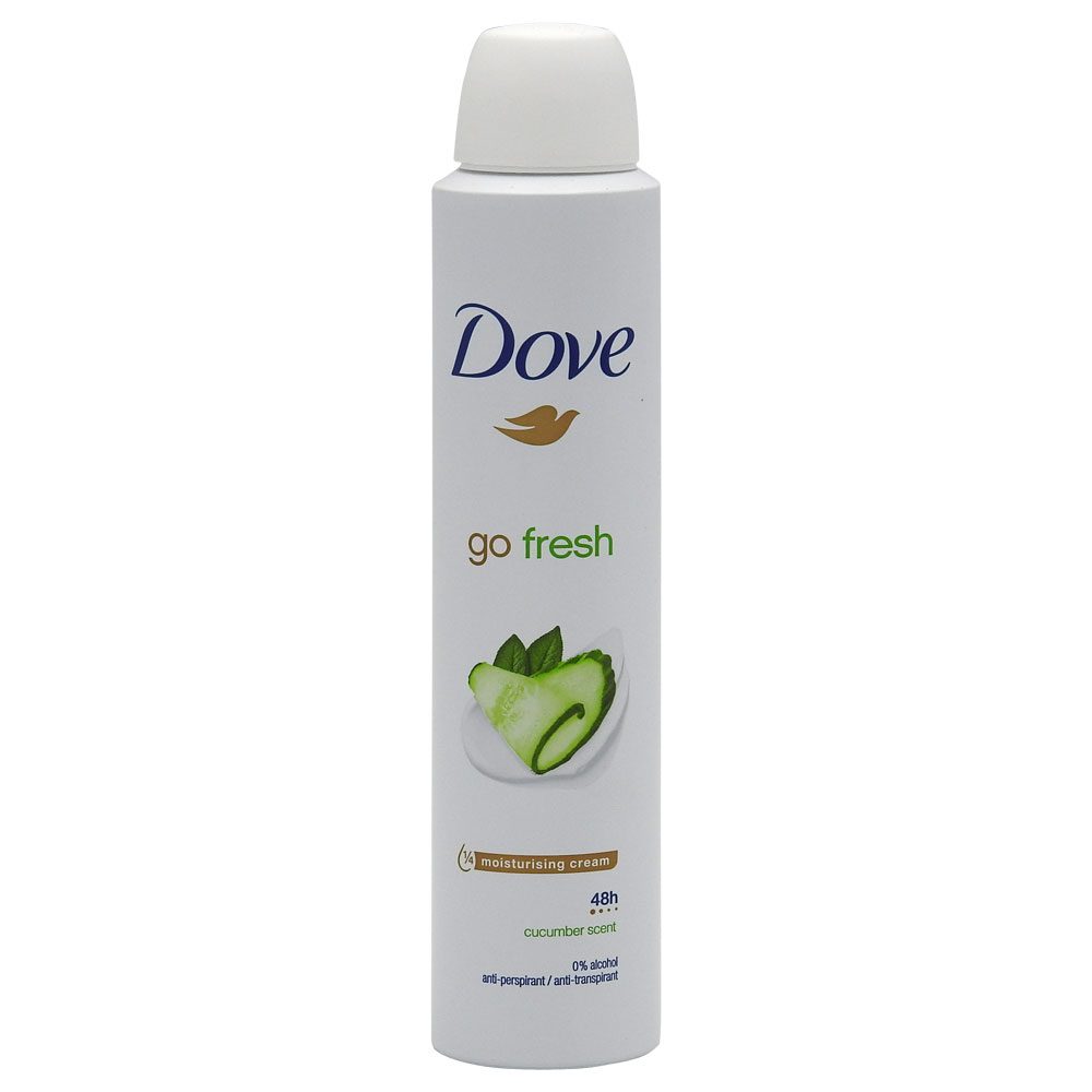 Antiperspirant Deodorant, Dove, 200 ml Cucumber Woman
