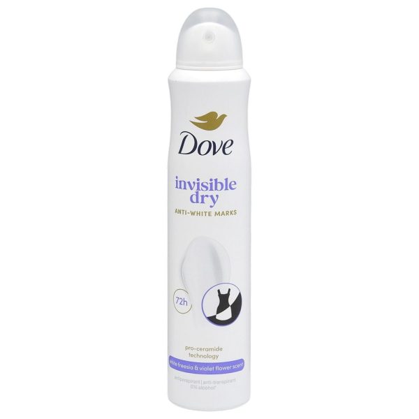 Antiperspirant Deodorant, Dove, 200 ml Invisible Dry 72H