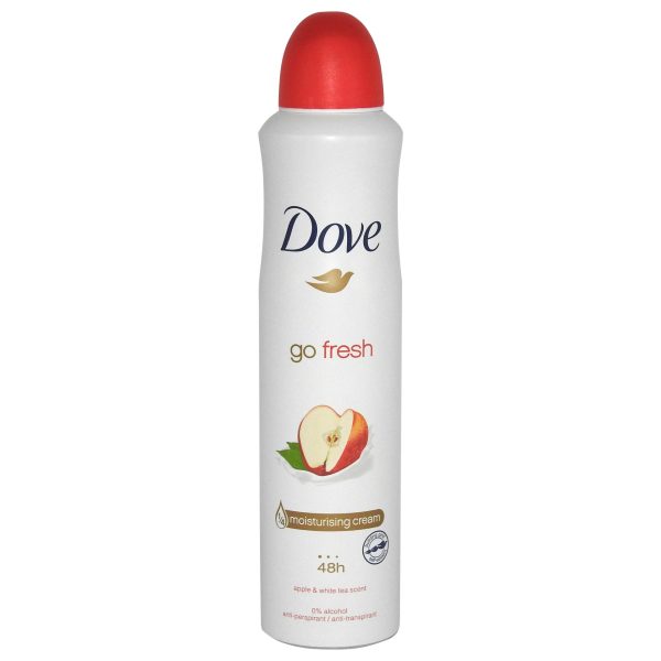 Antiperspirant Deodorant, Dove, 250 ml Go Fresh Apple si White Tea Scent