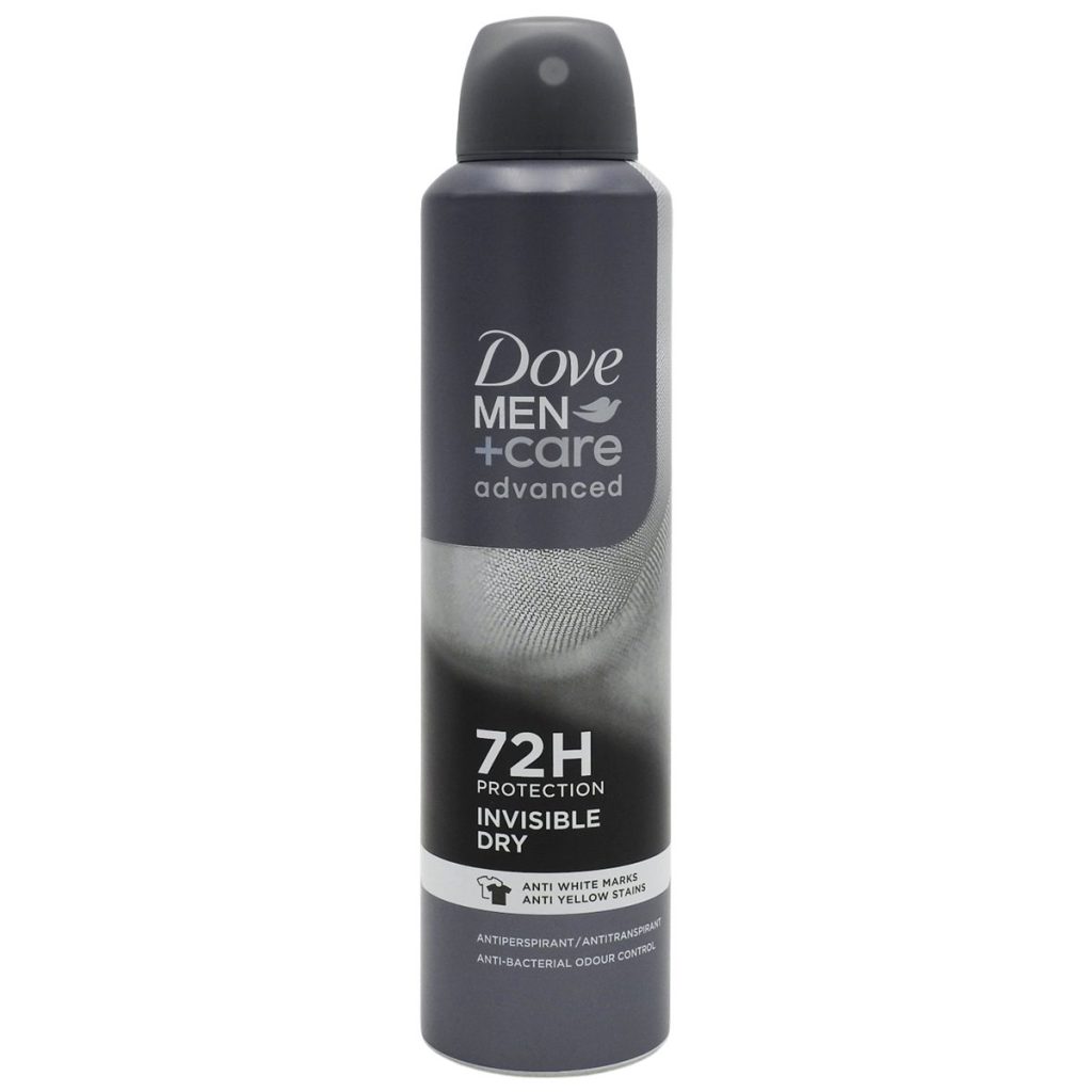 Antiperspirant Deodorant, Dove, 250 ml Men Advanced Invisible Dry