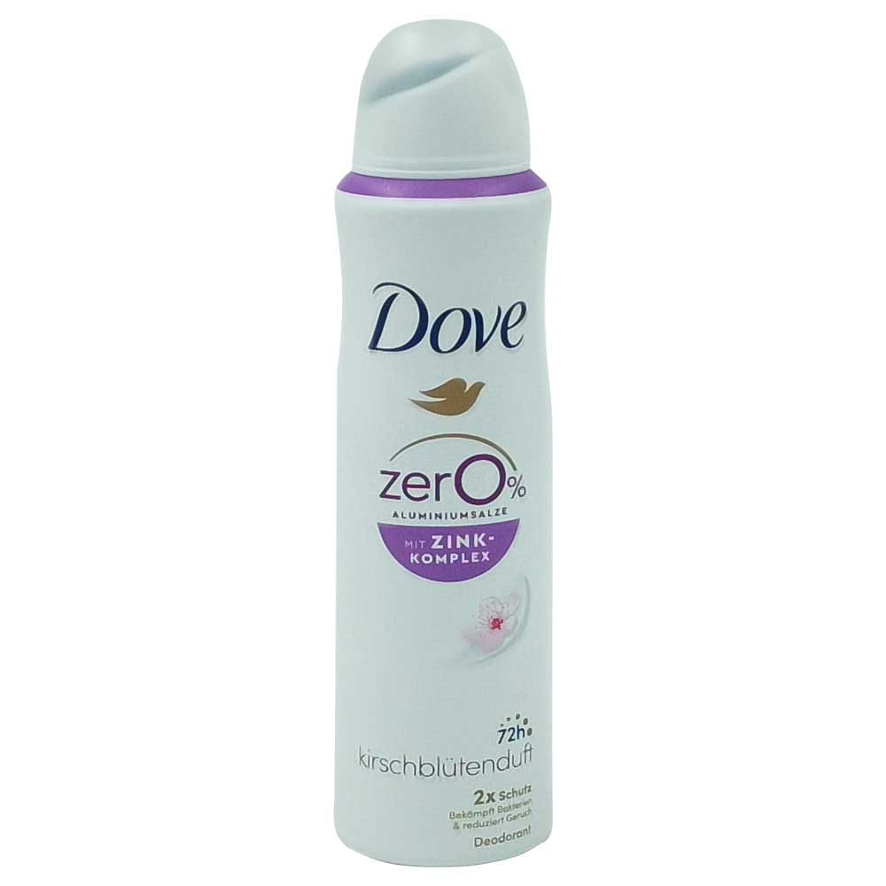 Antiperspirant Deodorant, Dove, Zink 150 ml 0% Komplex Cherry Blossom