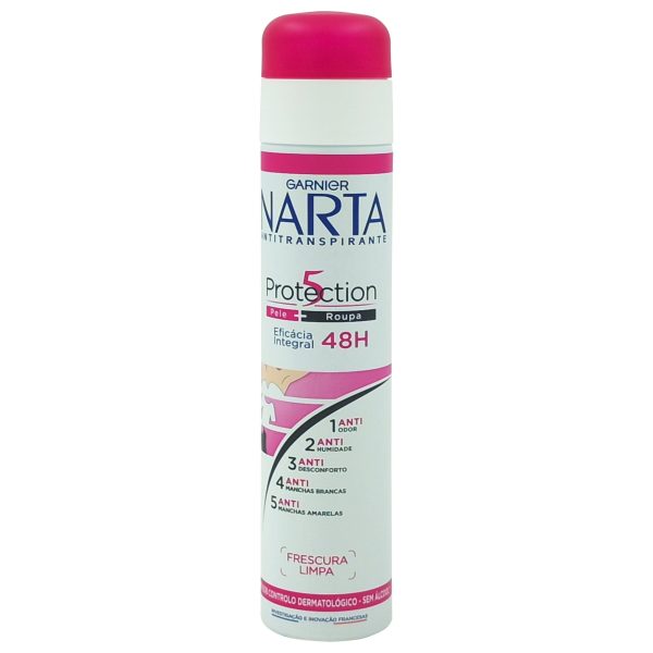 Antiperspirant Deodorant, Garnier Narta, 200 ml Protection 5