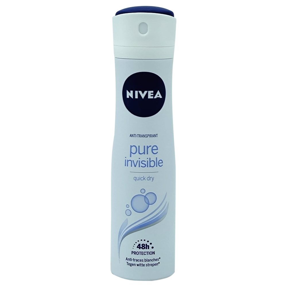 Antiperspirant Deodorant, Nivea, 150 ml Pure Invisible