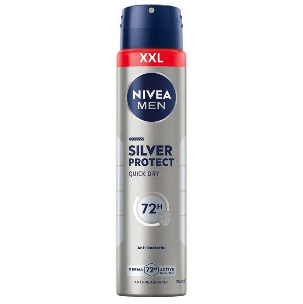 Antiperspirant Deodorant, Nivea, 250 ml Silver Protect