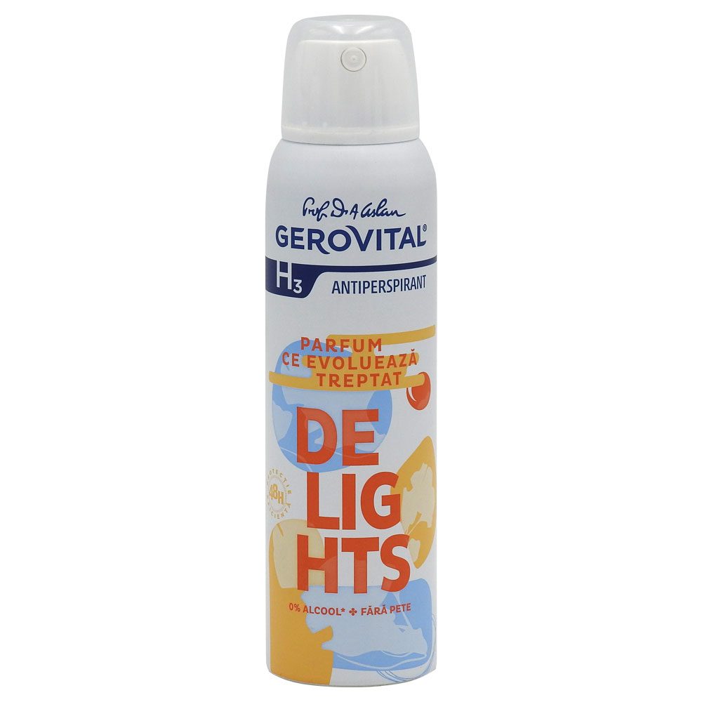 Antiperspirant, Gerovital H3, 150 ml Delights 37430