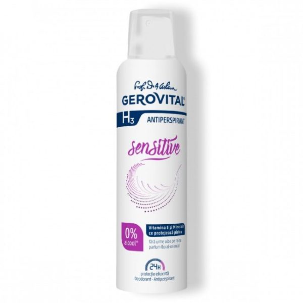 Antiperspirant, Gerovital H3, 150 ml Sensitive