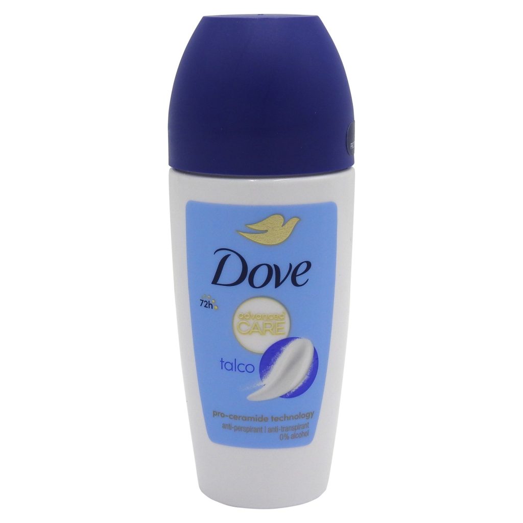 Antiperspirant Roll-On, Dove, 50 ml Advanced Care Talco