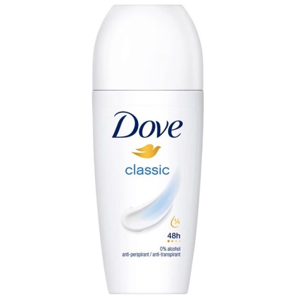 Antiperspirant Roll-On, Dove, 50 ml Classic