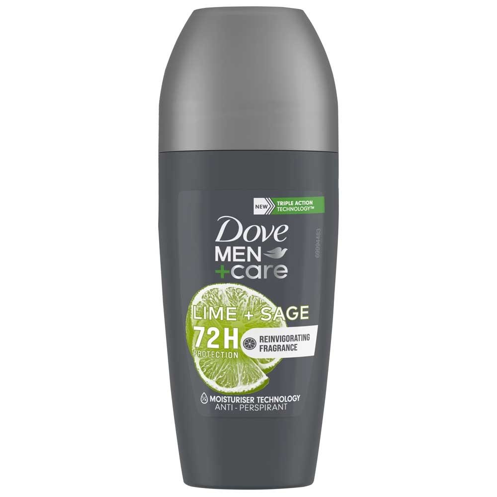 Antiperspirant Roll-On, Dove, 50 ml Men Lime Sage