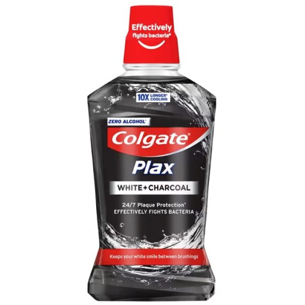 Apa de Gura, Colgate, 500 ml Plax White Charcoal