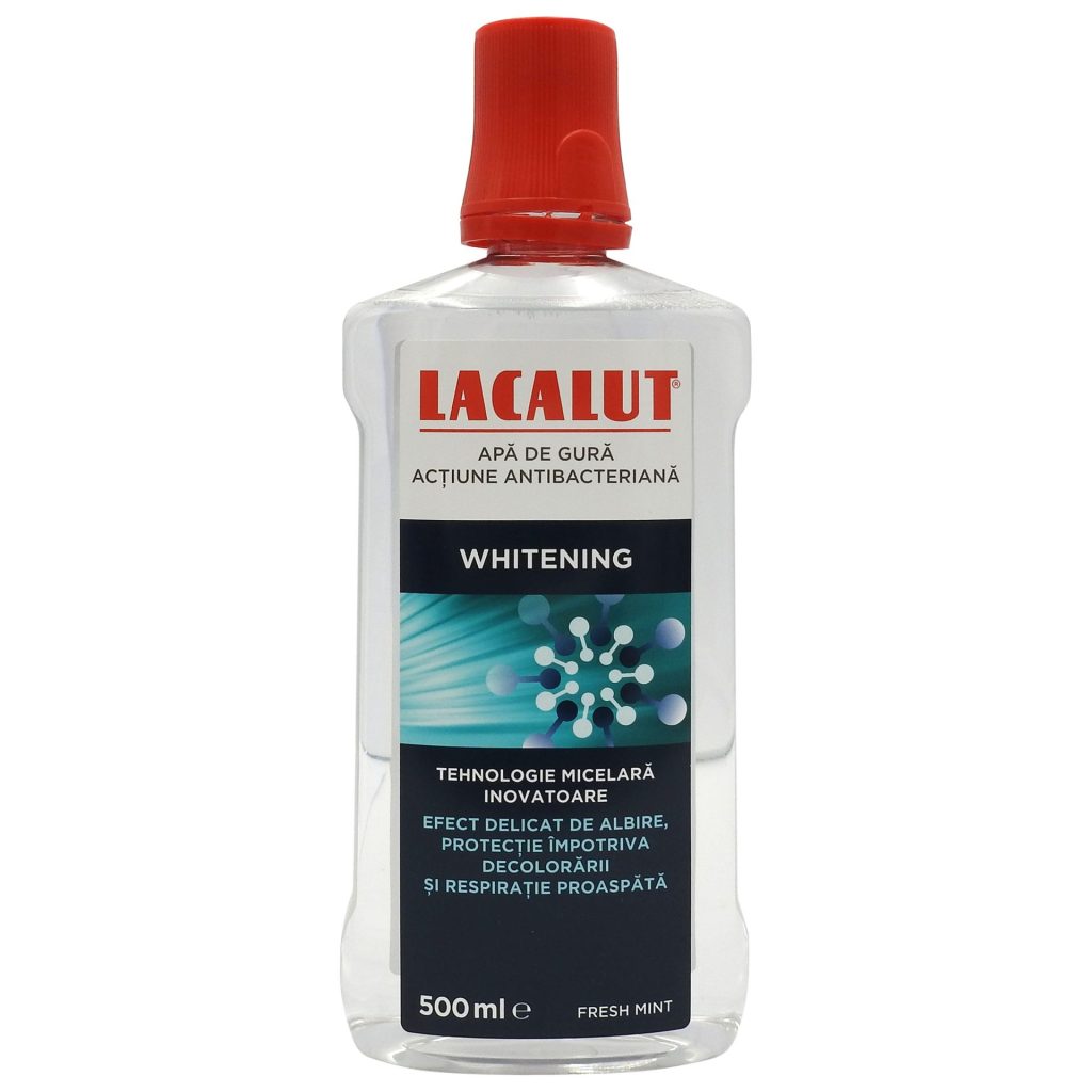Apa de Gura, Lacalut, Micelara 500 ml Whitening