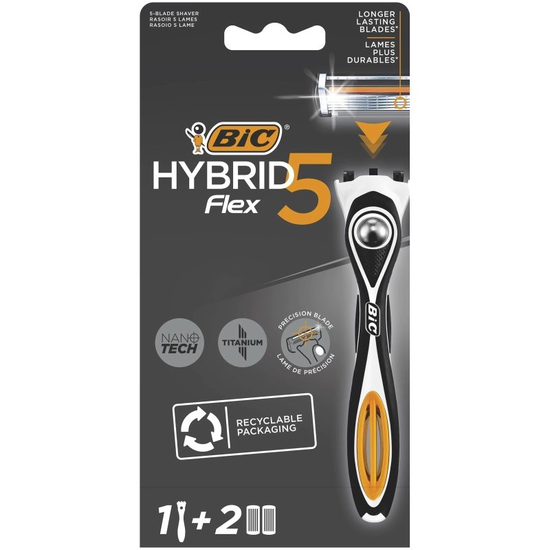 Aparat de Ras, Bic, Hybrid Flex5 2 Rezerve