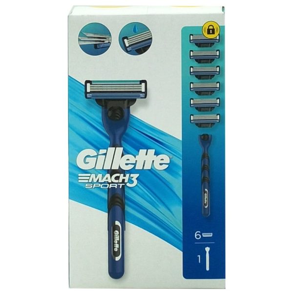 Aparat de Ras, Gillette, Mach3, 6 Rez Sport