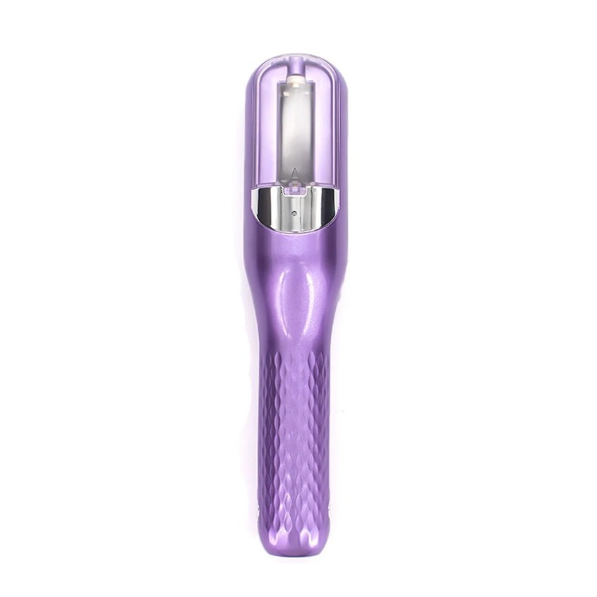 Aparat de Reparare a Varfurilor Despicate, Flippy, Netezirea Firului de Par, din ABS+PC, cu Ioni Negativi, Baterie 500 mAh, 24.8 x 5.3 x 5 cm, Mov