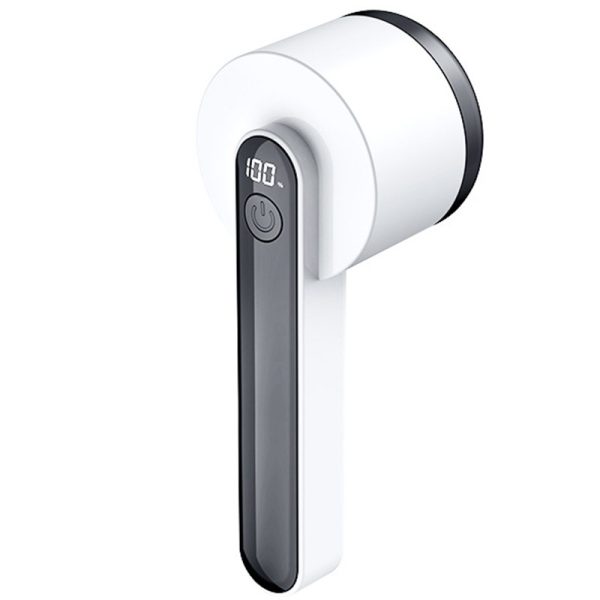 Aparat Pentru Curatat Scame, Par Si Praf, Flippy, Trimmer pentru Diferite Tipuri De Material, Cu Lame Din Otel Inoxidabil, Maner Ergonomic, Incarcare Prin USB, Alb