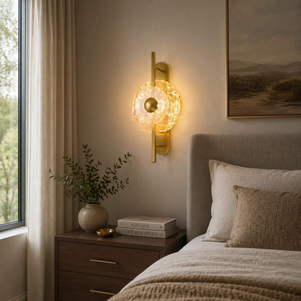 Aplica LED LUMA Decorativa Lumina Rece/Neutra/Calda Auriu