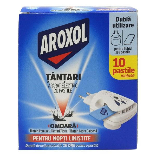 Aparat Electric Antitantari,  Aroxol, 10 Pastile incluse