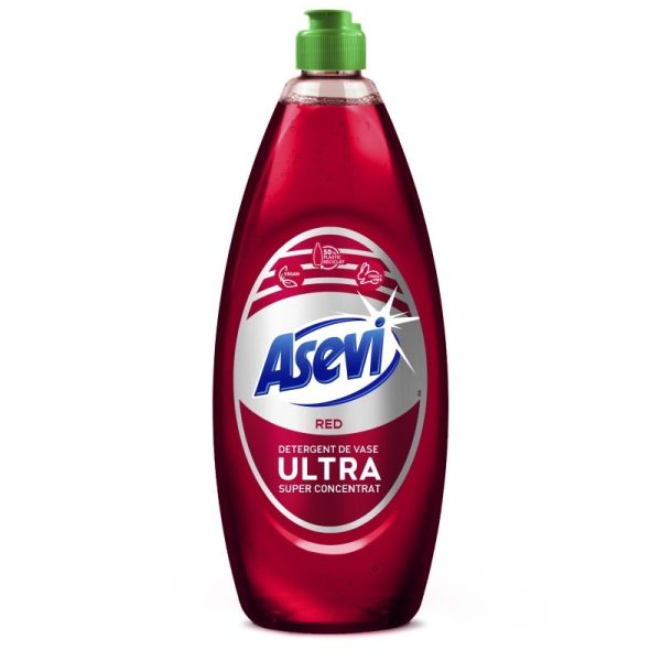 Asevi Detergent Vase 650 ml Ultra Concentrat Red