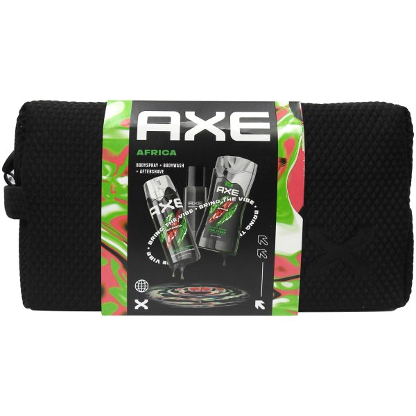 Axe Borseta Cadou, Aftershave 100, Deo150, Gel de Dus 250 Africa