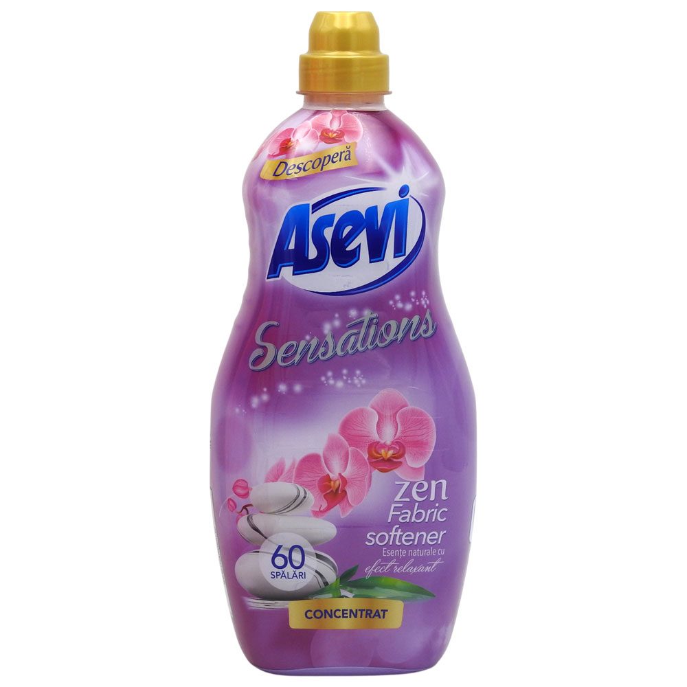 Balsam pentru Rufe, Asevi, 1.44 L, Concentrat Zen, 60 Spalari