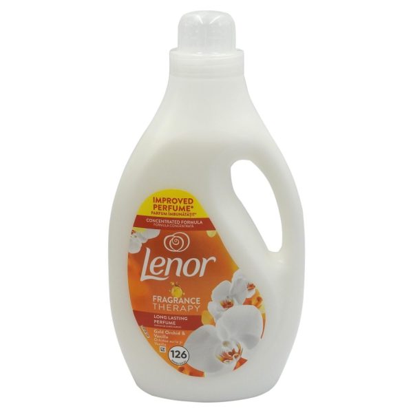 Balsam pentru Rufe, Lenor, 2.650 ml Fragrance Therapy Gold Orchid Vanilla 126 spalari