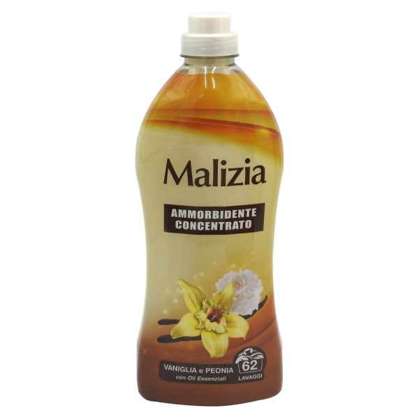 Balsam pentru Rufe, Malizia, 1.25 L Vanilie si Bujori 62 spalari