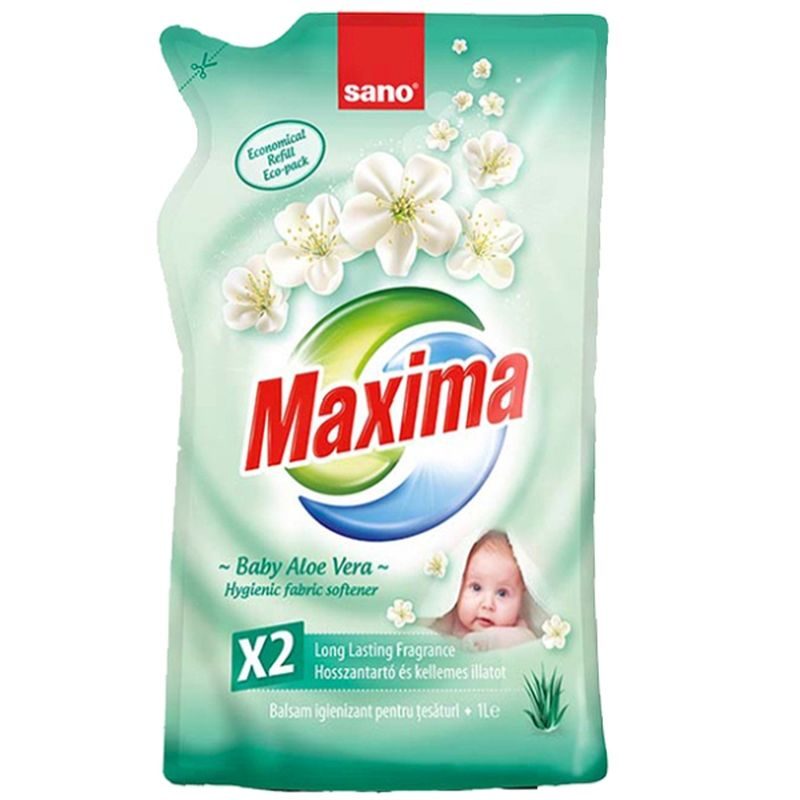 Balsam pentru Rufe, Sano, 1 L Rez. Aloe Vera