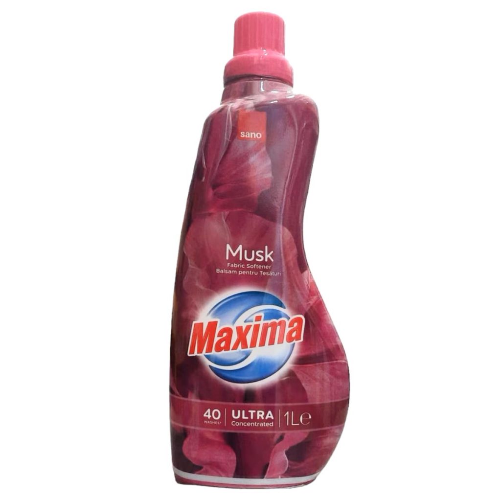 Balsam pentru Rufe, Sano, Ultra Concentrat 1 L Musk 40 spalari