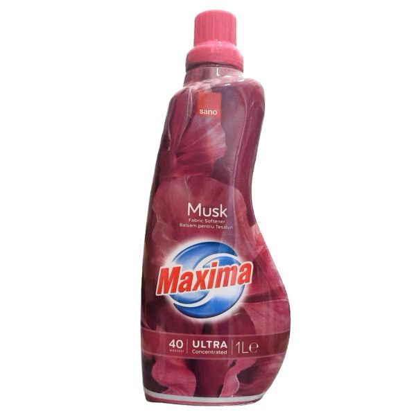 Balsam pentru Rufe, Sano, Ultra Concentrat 1 L Musk 40 spalari
