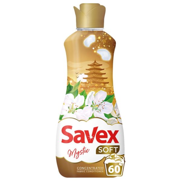 Balsam pentru Rufe, Savex Soft, 1.5 L Concentrat Mystic 60 spalari