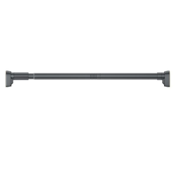Bara Telescopica Multifunctionala, Flippy, din Otel Inoxidabil si ABS, Utilizare Universala, Extensie 220 - 240 cm, Fara Perforare Perete, Gri