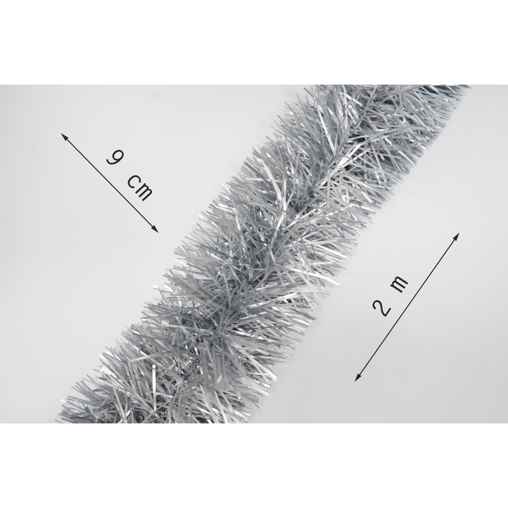 Beteala Craciun, Flippy, argintiu, marimea: 2 m x 9 cm material:folie PVC, interior/exterior - Image 6