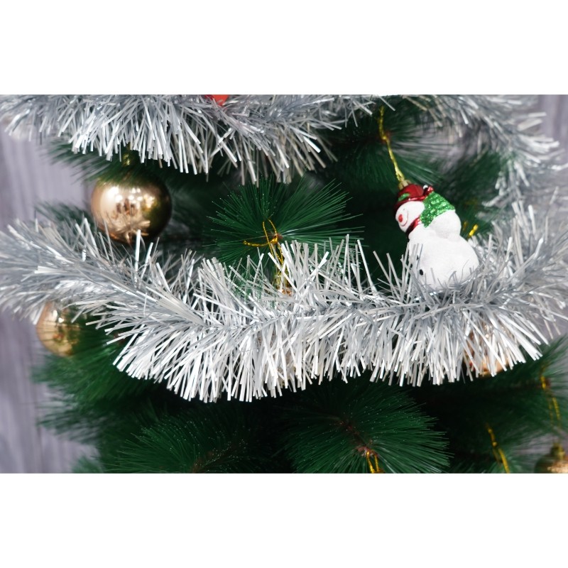 Beteala Craciun, Flippy, argintiu, marimea: 2 m x 9 cm material:folie PVC, interior/exterior - Image 10