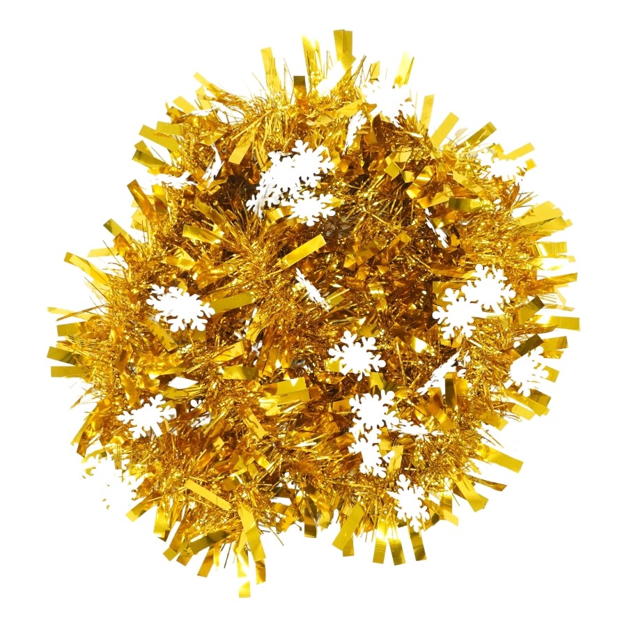 Beteala Craciun, Flippy, auriu, marimea:  2 m x 9 cm x 9 cm material:folie PVC, interior/exterior
